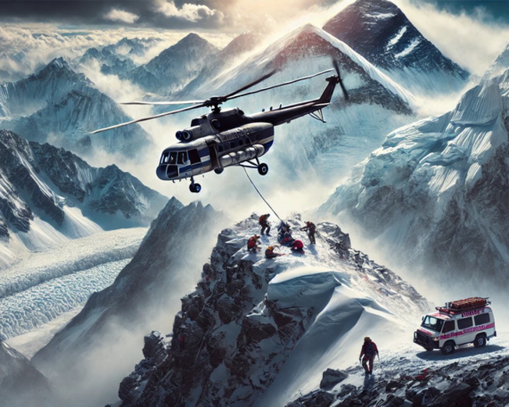 A Miraculous Evacuation on Lobuche East Peak image